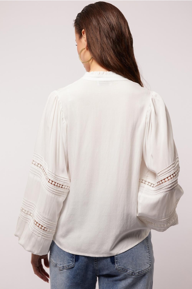 FREESIA BLOUSE 25ZZF13 011 OFFWHITE